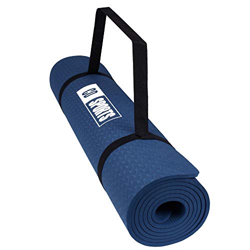 Calma Dragon Esterilla, Colchoneta de Yoga 89828, Antideslizante, Estera para Pilates, con Material ecológico, TPE Mat, diseñado para Entretenimiento y Entrenamiento físico (Azul 89828)