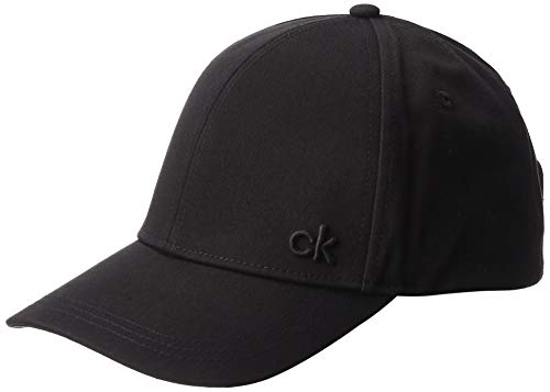 Calvin Klein Cotton Twill Cap Gorra de béisbol, Negro (Black 001), Talla única (Talla del Fabricante: OS) para Hombre