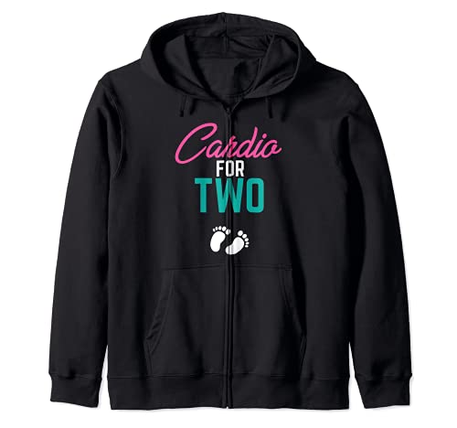 Cardio para dos I Embarazo I Entrenamientos Sudadera con Capucha