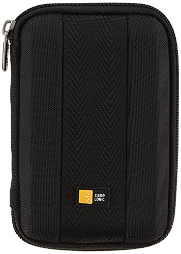 Case Logic QHDC101K - Estuche compacto para disco duro, color negro