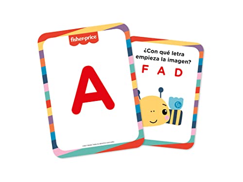 Cayro - Tarjetas de Abecedario y Ejercicios prácticos - Tarjetas de aprendizaje infantil - Juguetes infantiles - Juegos infantiles educativos