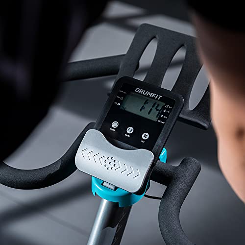 Cecotec Bicicleta Estática DrumFit Indoor 7000 Magno. Resistencia Magnética, Diseño Compacto, Silenciosa, Sillín y Manillar deportivos, Ergonómica, Pantalla LCD, Portabotellas