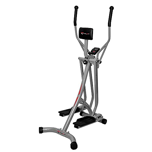 Christopeit Crosstrainer Walker - Bicicleta elíptica (80 x 60 x 148 cm), Color Plateado