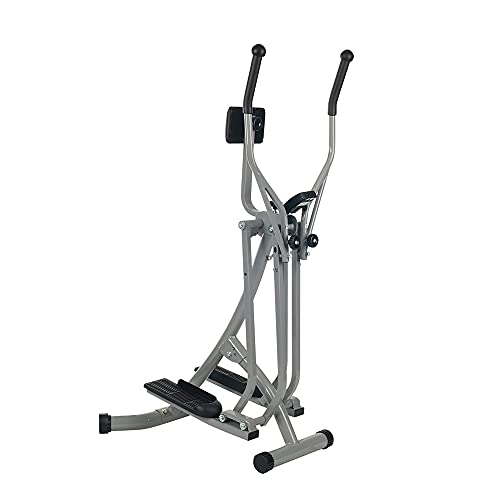 Christopeit Crosstrainer Walker - Bicicleta elíptica (80 x 60 x 148 cm), Color Plateado