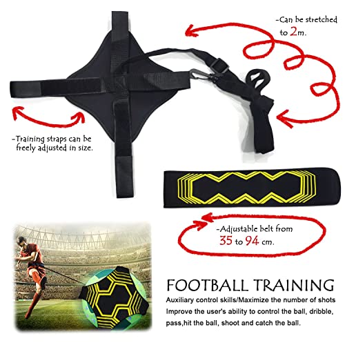 Cinturón de entrenamiento de fútbol elástico para niños y adultos, adecuado para fútbol, volley-Ball, cinturón auxiliar de entrenamiento simple de rugby