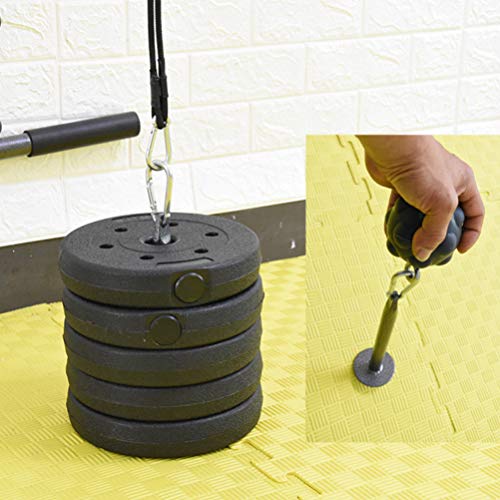 CLISPEED Levantamiento de Pesas Soporte con Mancuernas Estante Agarre Físico Bola Pesas Estante Brazo Brazo Herramienta de Ejercicio Accesorios