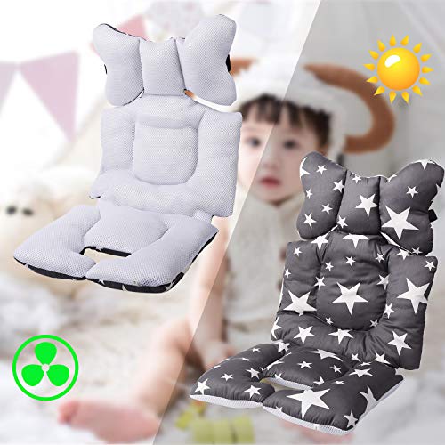 Cojín Reductor para Sillas de Bebé,Colchonetas para Silla de Paseo Universales,Colchoneta Universal Silla,Colchoneta Silla Bebe Universal,Cojín Carro Bebe (A)