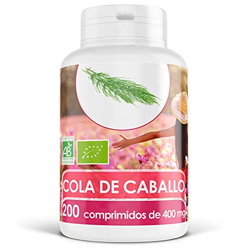 Cola de Caballo Orgánica - 400 mg - 200 comprimidos