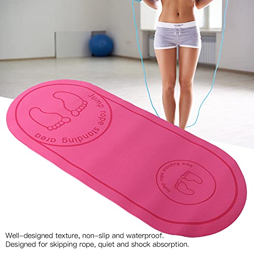 Colchoneta para Saltar la Cuerda, Colchoneta de Yoga Antideslizante, Colchoneta de Ejercicio Multifuncional, Colchoneta de Gimnasia, Saltar la Cuerda, Colchoneta de Fitness, Colchoneta de Salto para Y