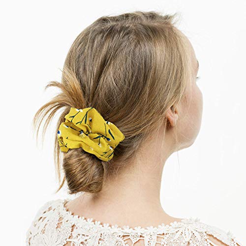 Coleteros de Gasa para Cabello,Coleteros de Tela Color Pastel,Pelo Bandas Scrunchy,Scrunchies Gasa Elástico,Scrunchies de Pelo,Cabello Scrunchies,Lazos Elásticos de Banda Pelo(24pcs) (20pcs)