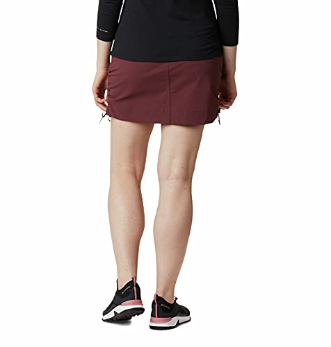 Columbia Mujer Anytime Casual Skort, Malbec, pequeño