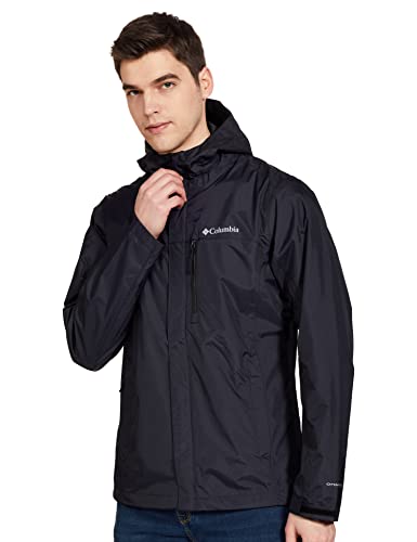 Columbia Pouring Adventure II , Chaqueta impermeable Hombre, Negro (BLACK), XL