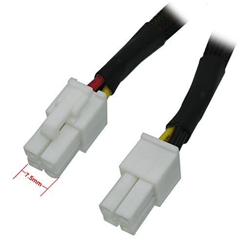 COMeap (3 paquetes) tarjeta madre ATX 4 pines a SATA Disco duro HDD Adaptador de corriente Cable para Lenovo 12 pulgadas (30 cm)