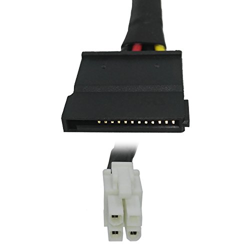 COMeap (3 paquetes) tarjeta madre ATX 4 pines a SATA Disco duro HDD Adaptador de corriente Cable para Lenovo 12 pulgadas (30 cm)