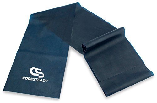 CORESTEADY Bandas de Resistencia Terapéuticas Bandas de Fitness Pilates, Yoga, Entrenamiento de Fuerza | Fisioterapia y rehabilitación |para Hombres y Mujeres |Guía incluida