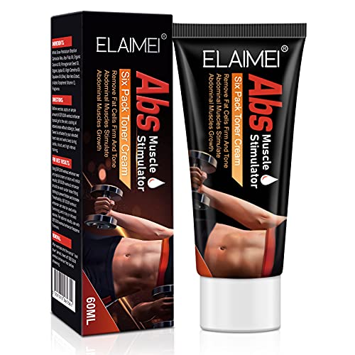 Crema para quemar grasa abdominal Quema grasa Exhibición de línea de chaleco, Músculo firme, Mostrando la línea de chaleco Adelgazante Ejercicio Crema corporal 60G