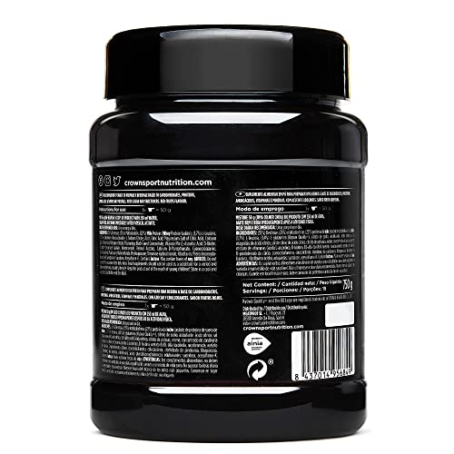 Crown Sport Nutrition Recuperador muscular - 3:1 Recovery + con Aislado de Proteína Whey - Post workout fast recovery drink running ciclismo endurance entreno recuperadores musculares