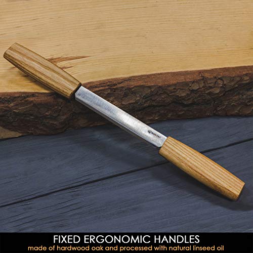 Cuchillo de dibujo para herramientas de tallado de madera de 4,3 pulgadas - Cuchillo de dibujo herramienta de carpintería - Cuchillos de afeitar para madera dividida - Herramientas para desbarcar