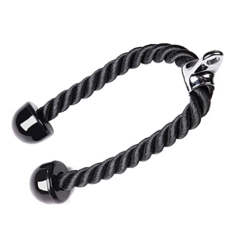 Cuerda para Tirar de Tríceps,Tríceps Bíceps Cuerda,Cuerda de Gancho de Alta Resistencia para Ejercicios de musculación y fortalecimiento de tríceps,Ideal para Usar en Casa o Gimnasio