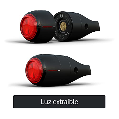 Curve Bike, Luz de Freno Trasera Inteligente para Bicicletas con Localizador GPS, Detección de Impactos, Alarma de Antirrobo, Notificaciones a tu Móvil, IPX7 Impermeable - Suscripción Incluida 6 Meses