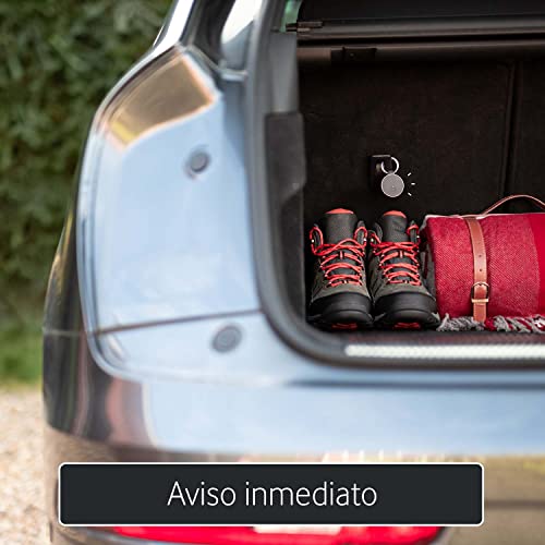 Curve, Localizador GPS Inteligente, Mini Dispositivo Ligero con Rastreo Ilimitado Desde tu Móvil para tu Coche, Bolso, Perro, Llaves y Mochila - Suscripción Incluida 2 Años