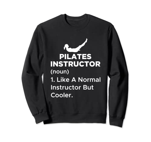 Definición divertida del instructor de pilates para una máquina casera usada Sudadera