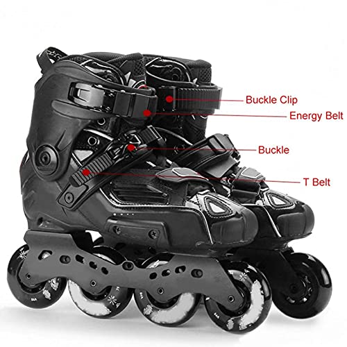 Demeras Zapatos de Skate T Belt Inline Fasten T Belt Zapatos de Patinaje Correa de Correa para Patines en línea Patines de Velocidad 1PC