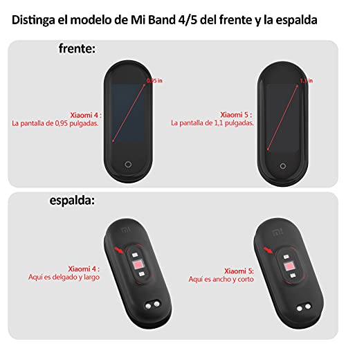 DEOU 2 Pack Correa Compatible con Xiaomi Mi Band 6 / Xiaomi Mi Band 5 / Amazfit Band 5,Coloridos Suave Silicona Pulseras de Repuesto para Mi Band 5 & Mi Band 6 & Amazfit Band 5(Negro/Negro)