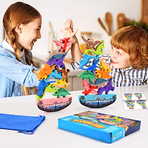 DEVRNEZ Juguetes Niños 2-10 Años, Juegos Educativos Niños 2-10 Años Regalos Niños 3-12 Años Juguetes para Niños de 2 3 4 5 6 7 8 9 10 11 Años Dinosaurio Juguete Juego de Mesa Juegos Montessori