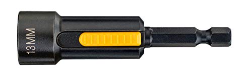 Dewalt DT7460-QZ DT7460-QZ-Paquete de 3 Llaves de Vaso Hexagonal magnética de Impacto de Limpieza fácil Ø 8, 10 y 13mm, 0 W, 0 V, Negro