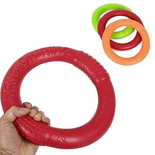 Discos voladores para mascotas EVA Juguete de goma dura para perros Anillo de entrenamiento Extractor Mordida resistente Flotante Cachorro Perro Juguetes masticar Juego interactivo Jugar Lanzamiento