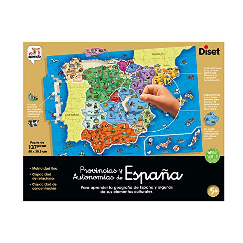 Diset - Provincias y Autonomías de España, Puzle educativo para aprender la geografía española a partir de 5 años