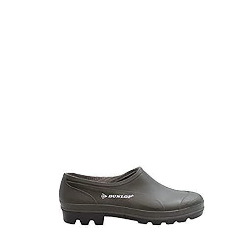 Dunlop Bicolour Zapato Cerrado Professionel, Verde/Negro, 41