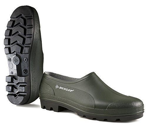 Dunlop Bicolour Zapato Cerrado Professionel, Verde/Negro, 41