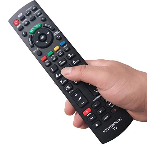 EAESE N2QAYB000752 Universal Mando a Distancia Repuesto para Panasonic TV Viera Reemplazo de Control Remoto para Panasonic TV N2QAYB000487 N2QAYB000352 N2QAYB000753