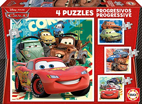 Educa - Cars 2 Conjunto de Puzzles, Multicolor (14942)