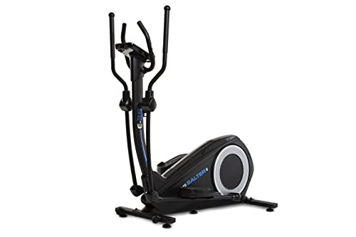 Elíptica SALTER E-25 con CONECTIVIDAD. Sistema de Freno magnético, silencioso y sin Mantenimiento. - Volante de inercia Equivalente a 19 kg Que Genera un Movimiento Suave y Fluido.