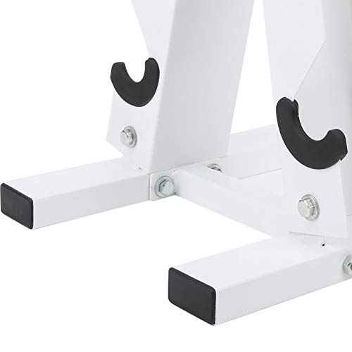 Equipo de gimnasio Soporte vertical para mancuernas, soporte de almacenamiento para mancuernas Soporte en forma de A de 3 niveles Soporte organizador para mancuernas