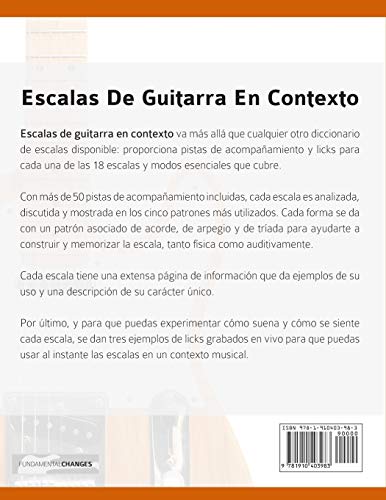 Escalas de guitarra en contexto: Domina y aplica todas las escalas y modos esenciales en la guitarra: 1