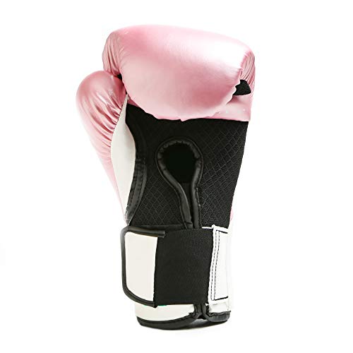 Everlast BXEVGL-P1196 Guantes de Boxeo para Mujer, Rosa/Blanco, 12oz