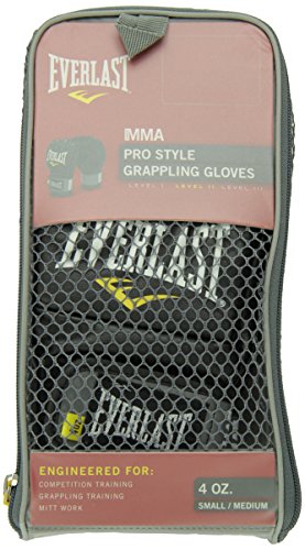 Everlast Pro Style - Guantes de Agarre (tamaño pequeño), Color Negro