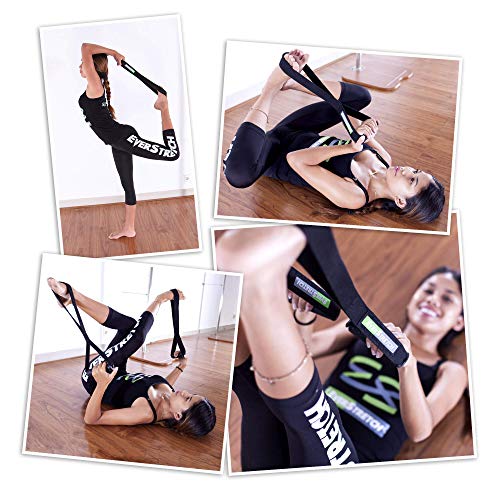 EverStretch Stretching Grips Premium Stretching Equipment for Athletes. Stretch Straps to Reach Impossible Positions Without Discomfort.