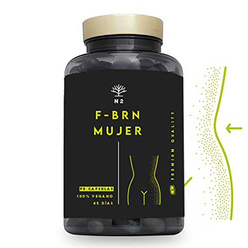 F-Burner Abdominal Potente quema grasas, adelgazar rapido y efectivo mujer y hombre. Suplemento Termogénico. pre entreno Garcinia Cambogia HCA 60%, Vegano. 90 Cápsulas. N2 Natural Nutrition