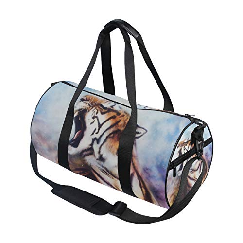 FAJRO Roaring Tiger Gym Bolsa de viaje para hombre