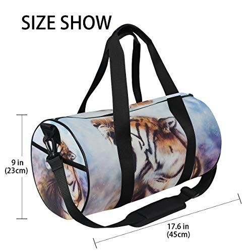 FAJRO Roaring Tiger Gym Bolsa de viaje para hombre