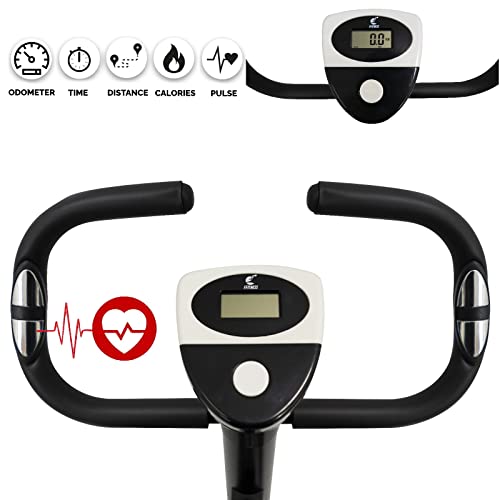 Ffitness FLC201BN - Bicicleta estática fácil de trabajar en casa con cardio Gym Fitness Trainer, equipo deportivo, entrenamiento corporal, adelgazar la celulitis, músculos y piernas resistencia