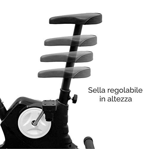 Ffitness FLC201BN - Bicicleta estática fácil de trabajar en casa con cardio Gym Fitness Trainer, equipo deportivo, entrenamiento corporal, adelgazar la celulitis, músculos y piernas resistencia