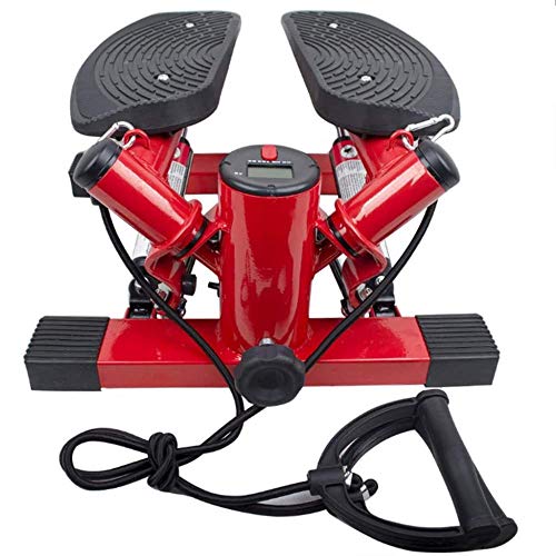 FFitness Swing Stepper with Rope, Unisex Adulto, Rojo, Media