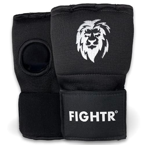 FIGHTR® Premium Gel Guantes de Boxeo - de rápida colocación y Gran Estabilidad | Envoltorios de Gel para Las Manos de Boxeo, MMA, Muay Thai y Artes Marciales | con Venda Larga