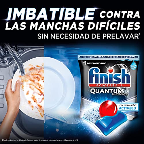 Finish Powerball Quantum Ultimate, pastillas para el lavavajillas - 84 unidades